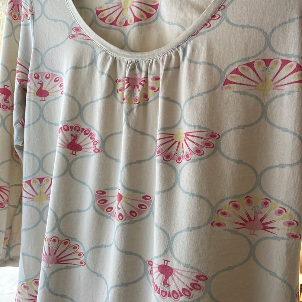 The Cat’s Pajamas Peacock 🦚 Print Night Shirt